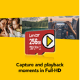thumbnail image 3 of Lexar Play 256 Go MicroSDXC  UHS-I  LMSPLAY256G-BNNWG, 3 of 6