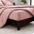 thumbnail image 2 of Bare Home Ensemble Literie Chinée 7 Pcs, Grand Lit Double, Rose Chiné, 2 of 5