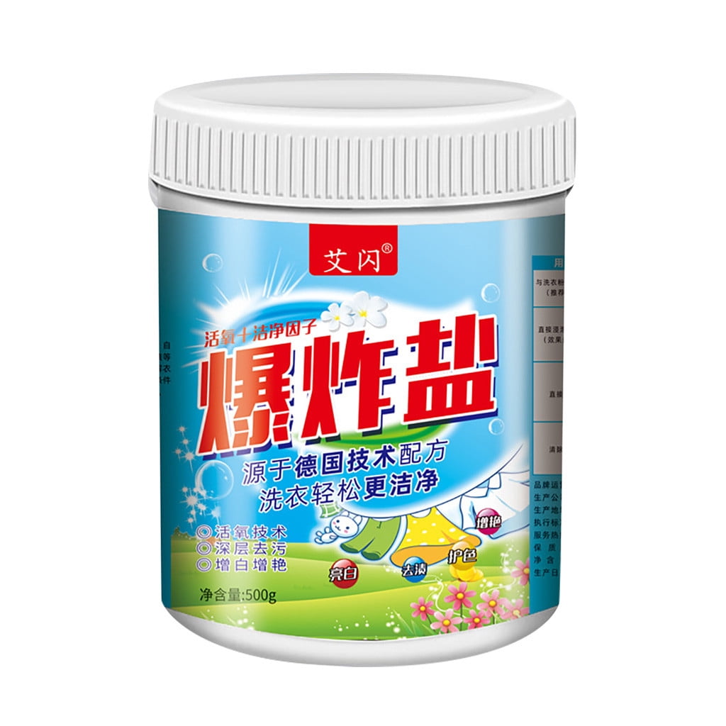 Giyblacko All Detergent 3pcs Color Bleaching Powder Bath Fizzer Laundry Remove Stains Quickly