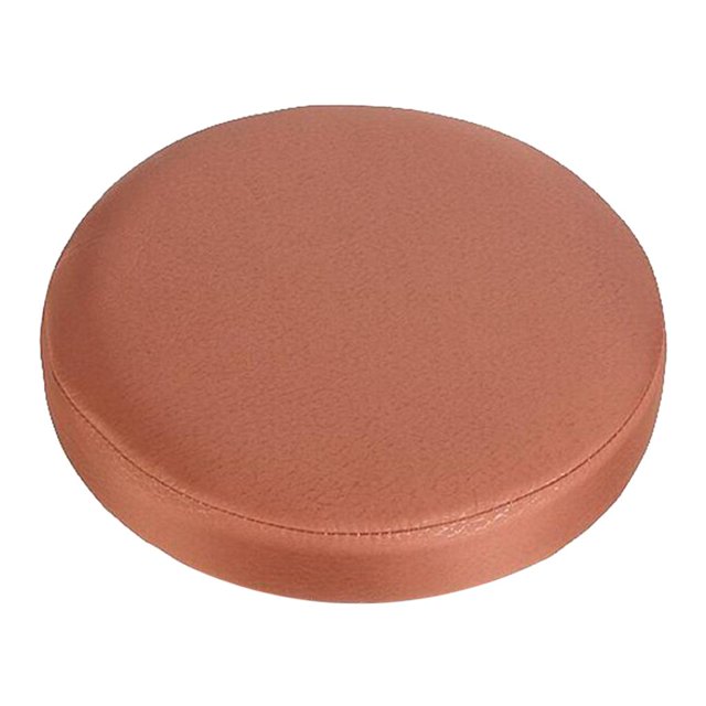 veasfak Non-Slip Round Cover Elastic Barstool Slipcover Replacement Brown_35x10cm
