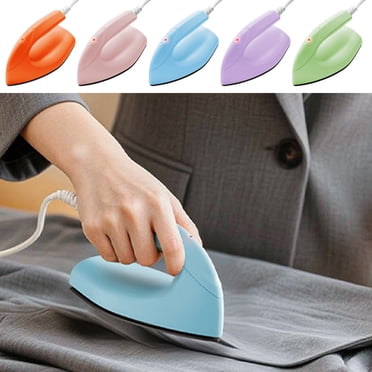 Cagogo under $5 5Pcs Portable Handheld Iron, Portable Handheld Ironing Machine, Mini Compact Garment Clothes Iron, Home Travel Dormitory Ironing Tool, Multi-Fabric Wrinkle Remover