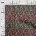 thumbnail image 1 of oneOone Viscose Chiffon Fabric Spiral & Floral Block Decor Fabric Printed BTY 42 Inch Wide, 1 of 4