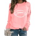 thumbnail image 1 of Meichang Sweatshirts pour Femmes Sans Capuche Manches Longues Col Rond Pull Décontracté Graphique Amusant Couleur Unie Sweatshirts Coupe Ample Pull d'Automne, 1 of 5