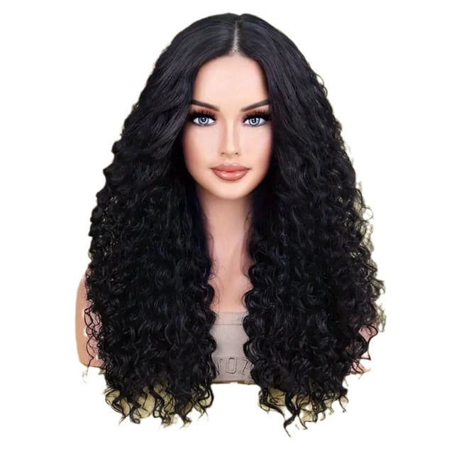 European And Fashionable Wig African Small Coiled Tube Afro Long Curly Wig