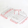 thumbnail image 3 of Ynlkorvg Bakeware 2PCS Kitchen Utensils Double Pot Double Basket Air Fryer Accessories And Grill 2 Set, 3 of 9