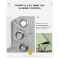 thumbnail image 3 of Xingzhi 2 Pcs Ambiance Colorée avec Rideaux Occultants en Diverses Couleurs Rose 132*160, 3 of 6