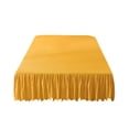 thumbnail image 2 of HHBEAUTY Solid Color Bed Skirt, Wrap-Around Elastic Ruffled Eyelet Bed Skirt Full Size Dust Ruffle, Bed Sheet Dirtproof Non-slip Protective Cover Cover, 59.1x78.7", 2 of 6
