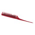 thumbnail image 3 of Beard Comb, Straight Hair Comb Stylish Appearance Small Size Soft Nylon Wool  For Home Black,Red, 3 of 8