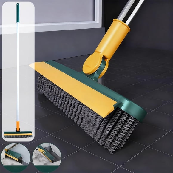 EGNMCR Tile Floor Brush Bathroom Grout And Corner Cleaner Bathroom Floor Cleaning Metal Handle Stiff Bristle Brush Plastic Floor Brush