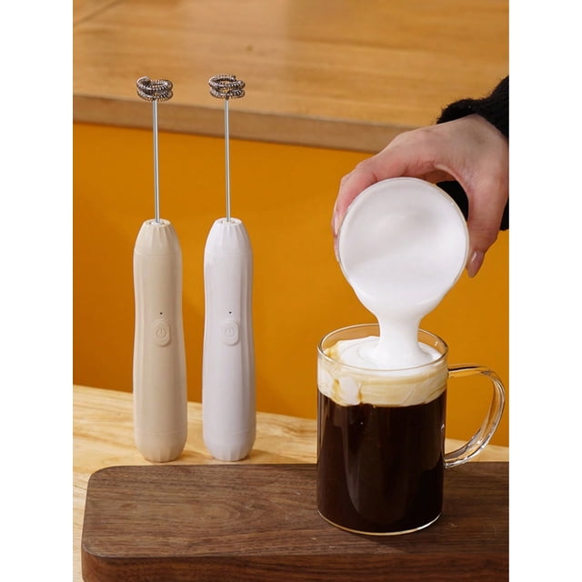 Random Color Milk Frother, Powerful Handheld Milk Frother, Mini Milk Foamer, Coffee Stirrer, Stainless Steel Drink Mixer For Coffee, Latte, Cappuccino
