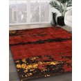 thumbnail image 2 of Ahgly Company Tapis d'Intérieur Rectangulaire Abstrait Safran Rouge, 2 Pieds x 4 Pieds, 2 of 6