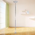 thumbnail image 2 of Yaheetech Portable Dance Pole Static Spinning Exercise Fitness Adjustable 45mm, Silver, 2 of 7