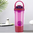 thumbnail image 4 of weibbin Portable Portable Shaker Cup 700ml Double-layer Fitness Sports Water Bottle Protein Powder Plastic Scale Cup, 4 of 6