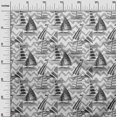 thumbnail image 3 of oneOone Georgette Viscose Light Gray Fabric Beach Craft Projects Decor Fabric Printed By The Yard 42 Inch Wide, 3 of 4