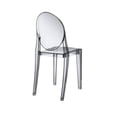 thumbnail image 3 of Heavenly Collection Smoke Plastic Armless Chair, 3 of 8