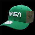 thumbnail image 1 of Rapid Dominance NAS5-WO-KEL Worm NASA Deluxe Cap, Kelly - One Size, 1 of 3