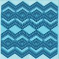 thumbnail image 1 of Ahgly Company Machine Washable Indoor Square Transitional Blue Area Rugs, 6' Square, 1 of 7