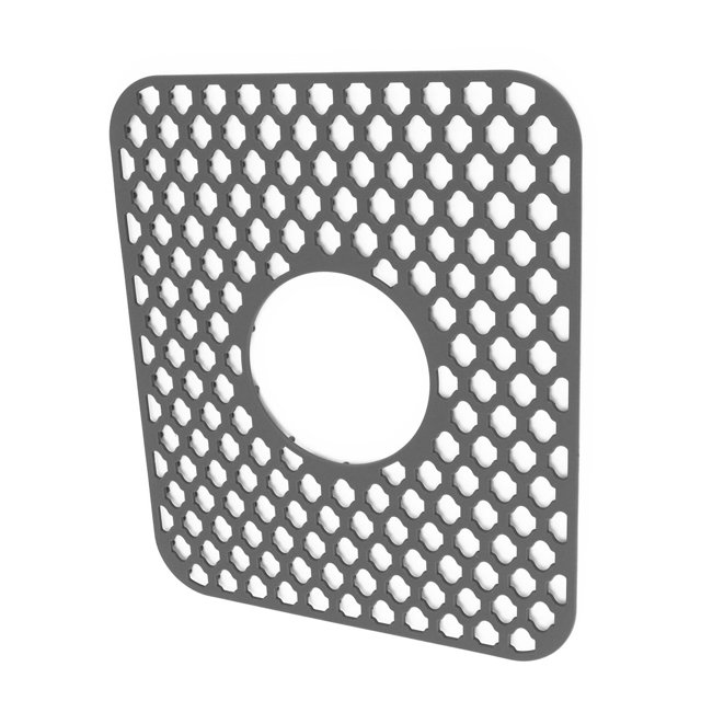 Kitchen Sink Protector,Non Slip Silicone Pad for Bottom of Center Drain Sink Hot Pot Pan Dishes Bowl Heat Resistant Mat Scratch Resistant Sink Grid Grate Accessories