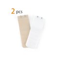 thumbnail image 2 of INSPIRE CHIC Women's Elastic Bra Hook Extensions 3 Rows 2 Pcs Skin Color 3 and White, 2 of 6