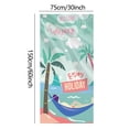 thumbnail image 3 of TopLLC Microfiber Beach Towel, Oversized Cute Animal Pattern Sand-Free Beach Towel, Thin Lightweight Absorbent Quick Dry Pool Towels Soft Breathable Travel Bath Towel for Adults Kids(30"x59"), 3 of 4