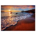 thumbnail image 2 of Design Art - Stunning Ocean Beach at Sunset, 2 of 4