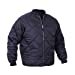 thumbnail image 3 of Rothco Diamond Nylon Quilted Flight Jacket - Navy Blue, Small, 3 of 4