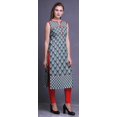 thumbnail image 3 of Bimba Tuniques Droites pour Femmes Imprimées Sans Manches Kurti Décontractée Robe Petite, 3 of 5