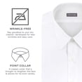 thumbnail image 3 of Van Heusen Men's Dress Shirt Fitted Poplin Solid, 3 of 4