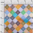 thumbnail image 2 of oneOone Cotton Poplin Pastel Purple Fabric Check Sewing Craft Projects Fabric Prints By Yard 42 Inch Wide, 2 of 4