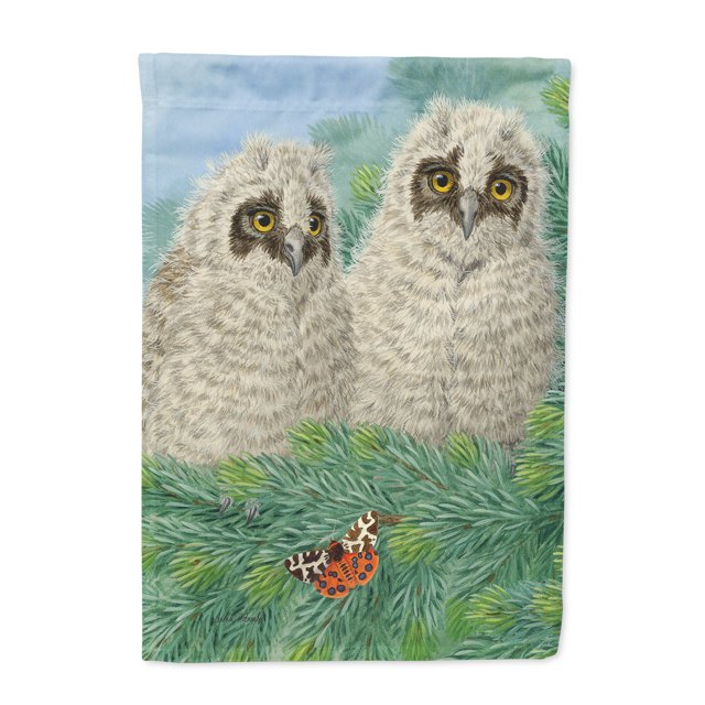 Carolines Treasures ASA2126GF Owlets Drapeau Format Jardin