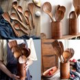 thumbnail image 5 of Jiarry Batterie de Cuisine en Bois de Teck, 2 Pcs, 5 of 5
