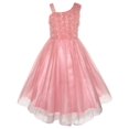 thumbnail image 1 of Robe Fille une Épaule Rose Fleur Danse Bal 8 Ans, 1 of 6