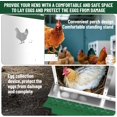 thumbnail image 3 of Chicken Nesting Box, 10 Compartment Metal Chicken Nesting Boxes for Chicken Coop, Easy Egg Collection, Easy Cleaning, Chicken Laying Boxes for Hens, Green, 3 of 7