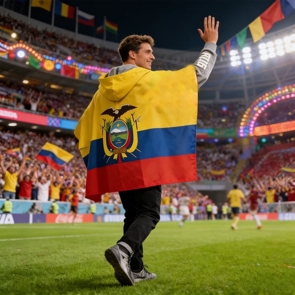 59.05In 2026 USA Canada Mexico Football Fan Flag Polyester Durable Lightweight High Saturation Color Team Pattern Breathable Decor Party For Sports Event Cheer Outdoor Travel Daily Wear Gear