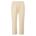 thumbnail image 1 of Ediodpoh Men's Casual Cotton and Linen Drawstring Pants Men Pants Beige XXL, 1 of 9