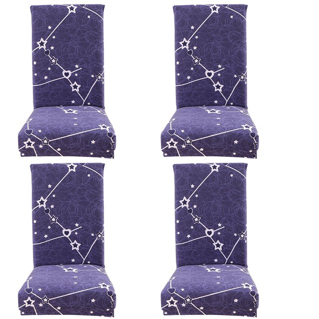 Housse de Chaise Anti-Poussière Extensible Housse de Chaise Protège-Chaise de Salle à Manger