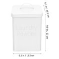 thumbnail image 2 of Miangastore 1 Set Laundry Powder Container Iron Washing Powder Bucket Laundry Powder Holder, 2 of 8