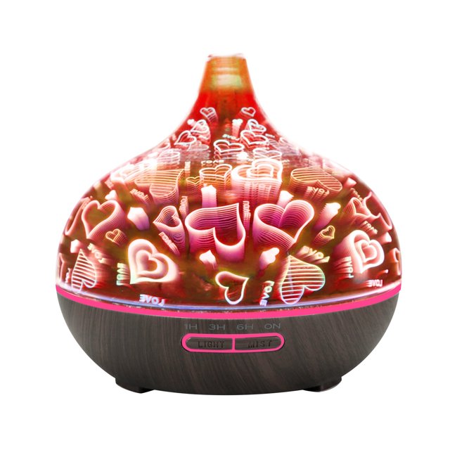 Boovnll Humidifiers for Bedroom, Night Light U Ltrasonic Aroma Diffuser Oil Humidifier Aromatherapy, Humidifier, Humidifier Large Room, Cool Mist Humidifiers for Bedroom