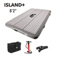 thumbnail image 1 of Aqua Marina ISLAND+ 8'2" Inflatable Air Platform – Modular Swim Raft, EVA Deck Pad, Seating Capacity 3+1, 1 of 5