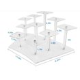thumbnail image 3 of lionlar Removable Display Stand, Put Doll Decorative for Candy Action Figure Cake White, 3 of 5