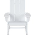 thumbnail image 2 of Palms Modern Adirondack Plastic Outdoor Rocking Chairs (Set of 4), 2 of 8