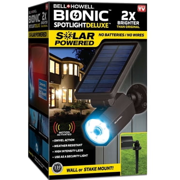 Bionic Spotlight Deluxe LED Solar Lights Solar-Powered Spot Light