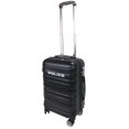 thumbnail image 2 of Police Imprint Hardside Expandable Wheeled Bag Travel Luggage, Carry-On 21-Inch, Black, 2 of 6