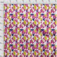 thumbnail image 3 of oneOone Cotton Flex Fabric Parallelogram & Triangle Geometric Print Fabric BTY 40 Inch Wide, 3 of 4