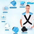 thumbnail image 4 of Relief Expert Grand Bloc Réfrigérant pour Dos et Épaules Entiers avec Sangles, Bloc Froid en Gel Réutilisable avec Thérapie par Compresse Froide pour Soulager l'Inconfort et la Fatigue, Récupération après l'Entraînement avec Doublure en Peluche Douce, 4 of 4