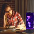 thumbnail image 4 of YOPTOP LED Jellyfish Lava Lamp Colorful Bedroom Night Light Home Decor, 4 of 5