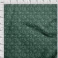 thumbnail image 4 of oneOone Tissu Cambric Coton Vert Sarcelle Foncé Matériel de Robe de Mer Tissu Imprimé Tissu au Mètre 56 Pouces de Large, 4 of 4