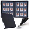 thumbnail image 1 of BOMIIPOR Semi Rigid Card Holder Binder, Premium Card Saver 1 Binder with Sleeves for Trading Cards & Sports Cards Storage - Holds 540 Semi Rigid Card, 1 of 8