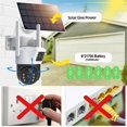 thumbnail image 4 of 4K Dual-Lens Solar Camera, 8MP, 12000mAh Battery, Auto-Track, Dual Night Vision, Human Alert, Waterproof, 365-Day Runtime, 4 of 5