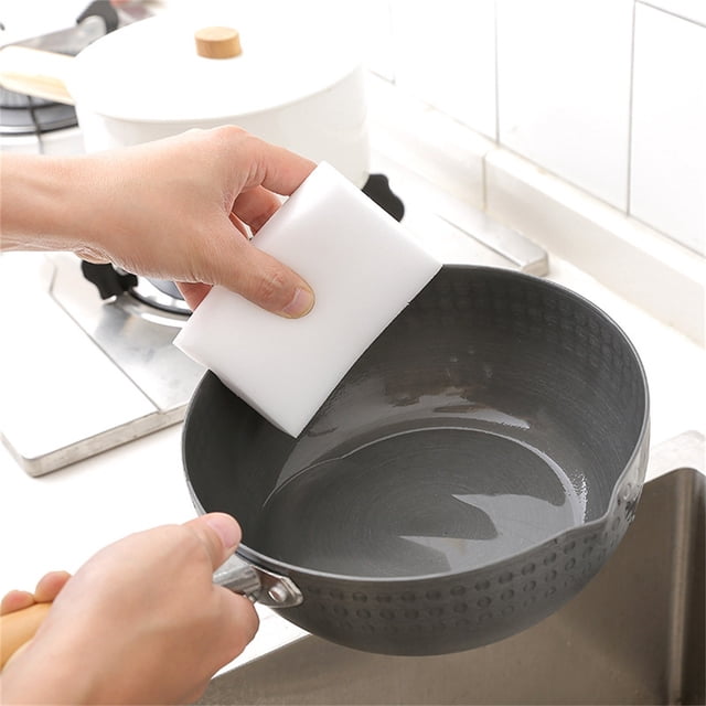 Multipurpose Melamine Foam Cleaning Sponge, Extra Thick Eraser Pad for Kitchen, Bathroom, Walls, Ceramic, Glass, Reusable Multi-surface Cleaning Block